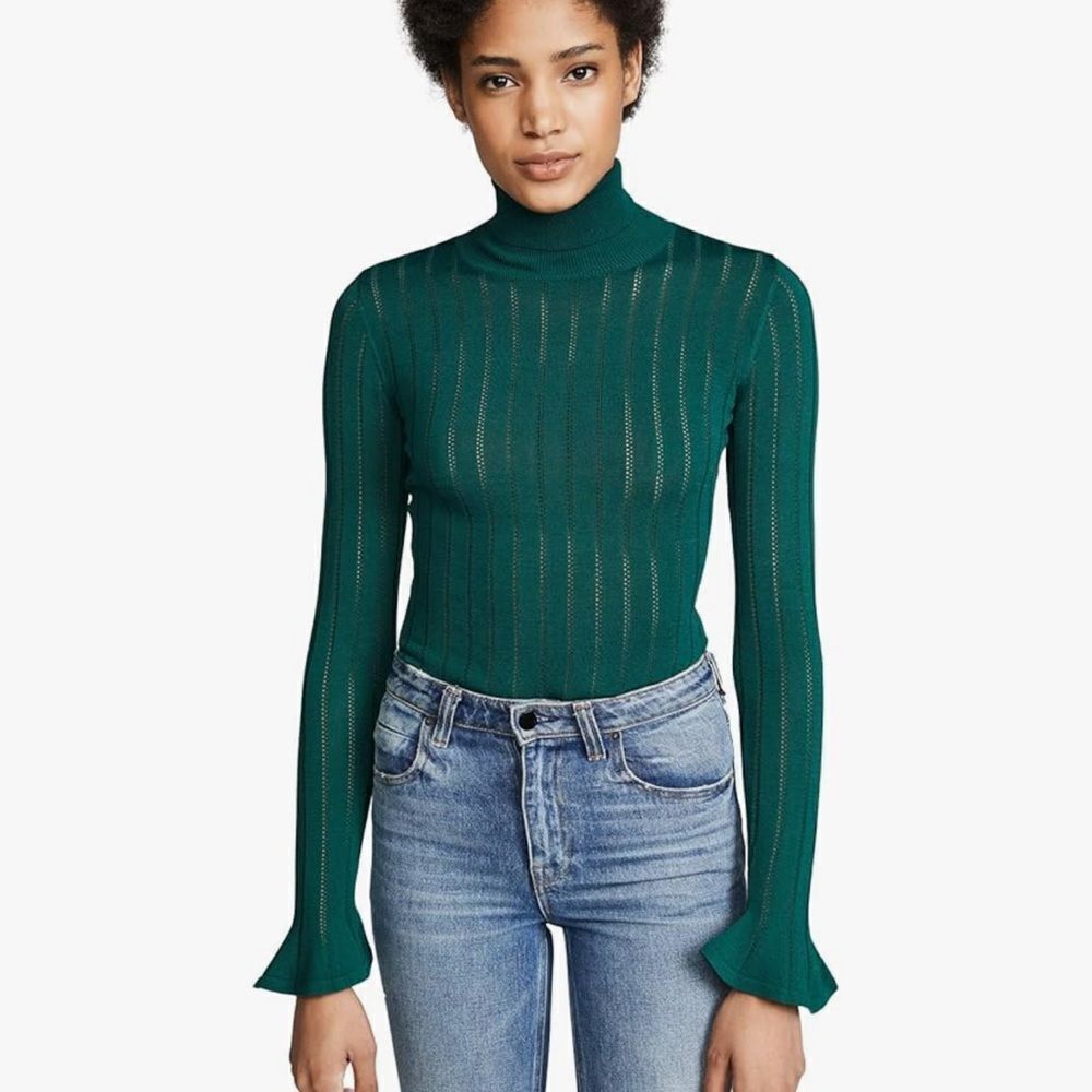 Keepsake Worship Green Knit Top